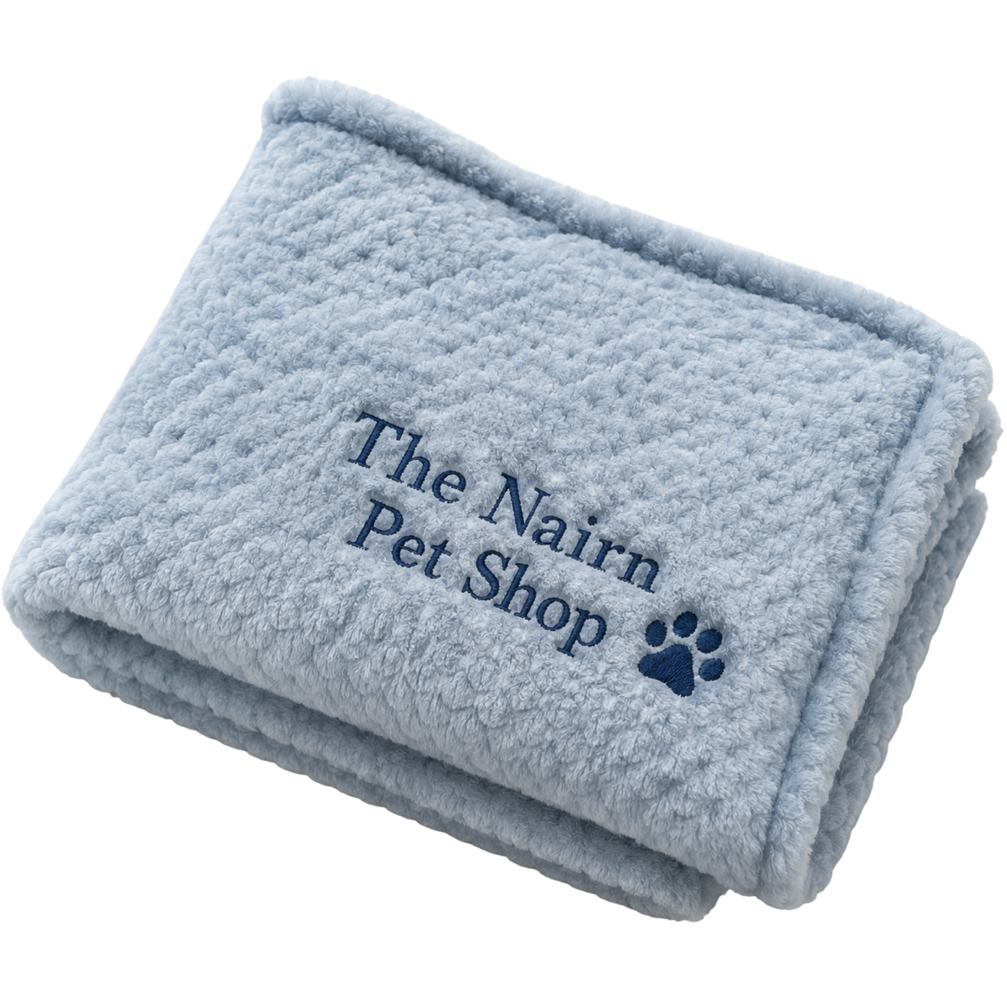 The Nairn Pet Shop Soft Fleece Pet Blanket – Light Blue