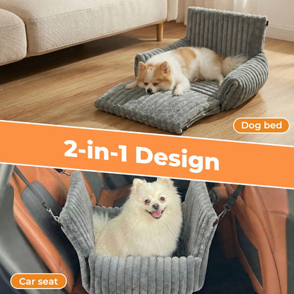 Dog Car Seat Booster Bed Carrier