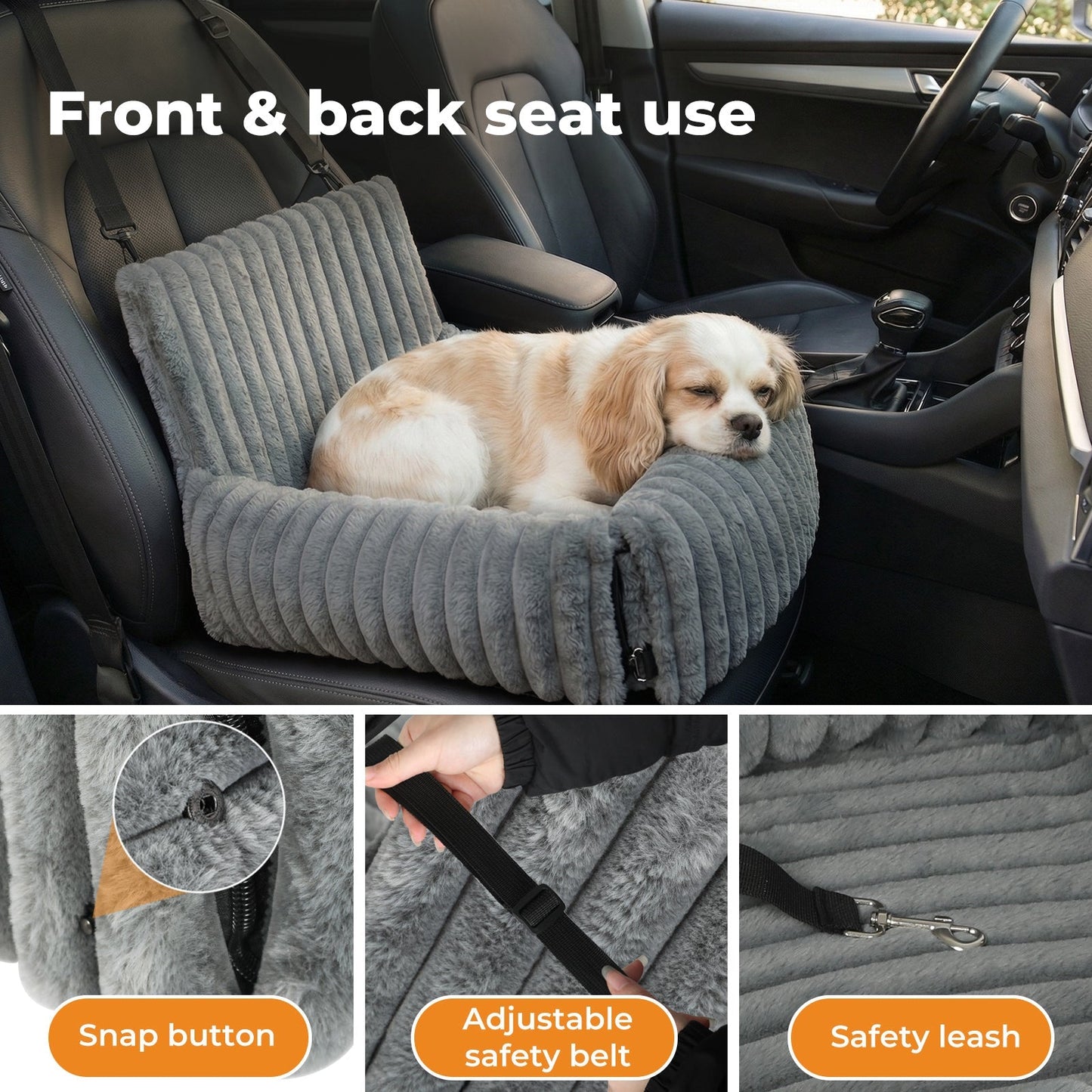 Dog Car Seat Booster Bed Carrier