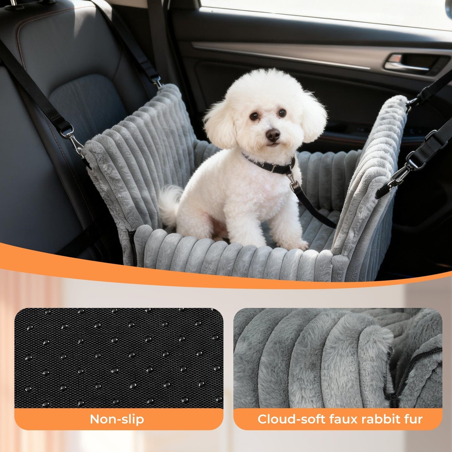 Dog Car Seat Booster Bed Carrier